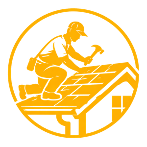 roofer working on a house roof